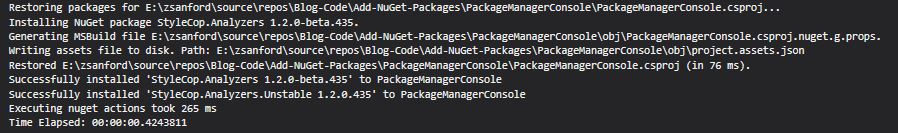Package-Manager-Output